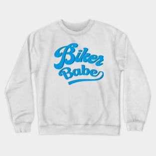 Biker Babe Graphic Tee Crewneck Sweatshirt